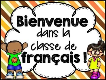 Bienvenue à notre classe de français!
